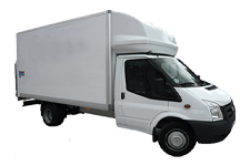 Van Hire Darwen - White Ford Luton Box with Tail Lift - Van hire Darwen